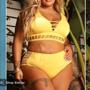 Yellow Two Piece Swimsuit from Fashion Nova